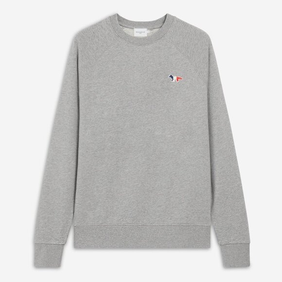 New Maison Kitsuné Sweatshirt in Gray - Picture 1 of 4